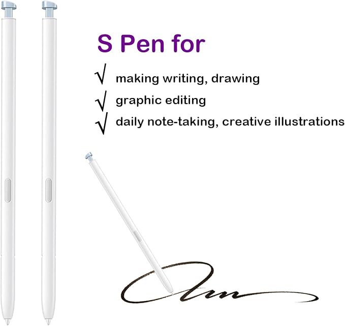2 Pcs Galaxy S26 Ultra Stylus Pen for Samsung Galaxy S26 Ultra S PenS26 Ultra Pen Replacement for Samsung Galaxy S26 Ultra 5G 6.9 in S Pen All VersionsEJ-PS948BBEGUJ(Black)