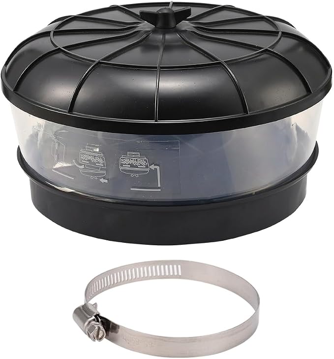 Universal Air Pre-Cleaner Assembly 4 Inch Intake Inlet Pre Filter Sand Rain Cup