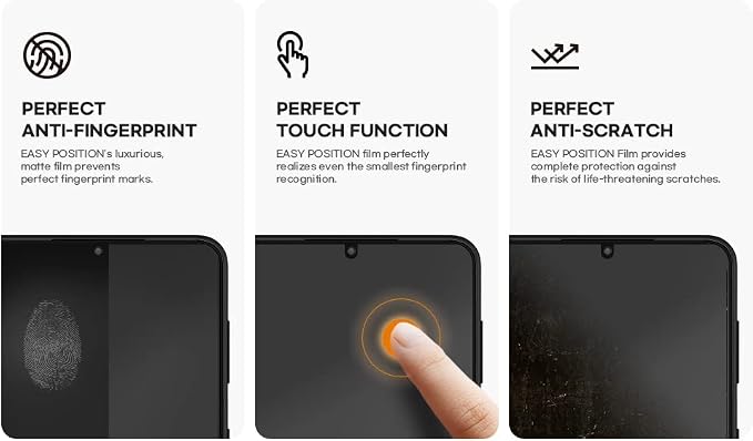 (3Sets Galaxy Z Flip 5 5G Matte Anti Glare Screen Protector Film 3pcs Inner +3pcs Outer + 3pcs Hinge Perfect Touch BubbleFree Easy Installation with Guide tool