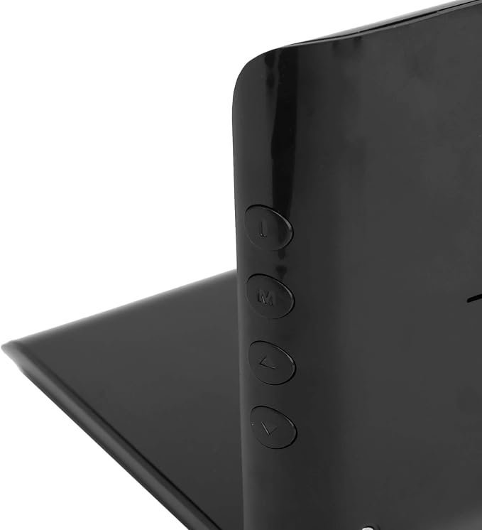 SUNGOOYUE Clock Wireless Charger 15W Fast Charging with Intelligent Recognition and Multiple Protections for Smartphones (Black)