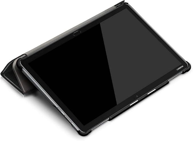 Kepuch Custer Case for Huawei MediaPad M5 Lite 10Ultra-Thin PU-Leather Hard Shell Cover for Huawei MediaPad M5 Lite 10 - Black