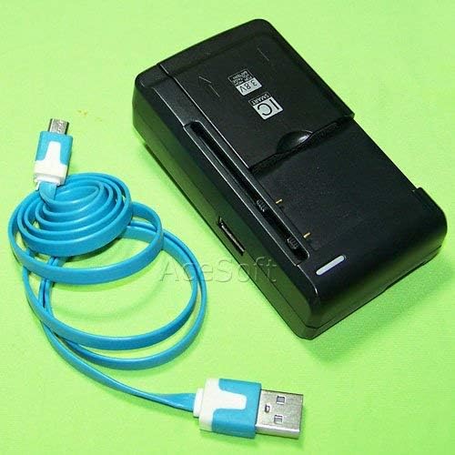 [Quick Charge] Universal Travel Dock Wall Home USB/AC Battery Charger + Micro USB Data Charging Cable Cord 3ft Compatible with MetroPCS LG Aristo MS210 Smartphone