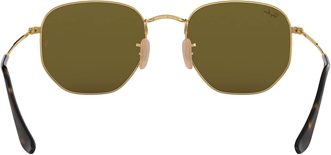 Ray-Ban unisex-adult Rb3548n Hexagonal Flat Lens Hexagonal Sunglasses