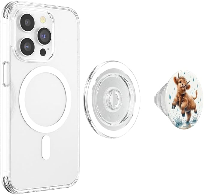 Highland Cow Design for Farmers and Highland Cow PopSockets Adhesive PopGrip