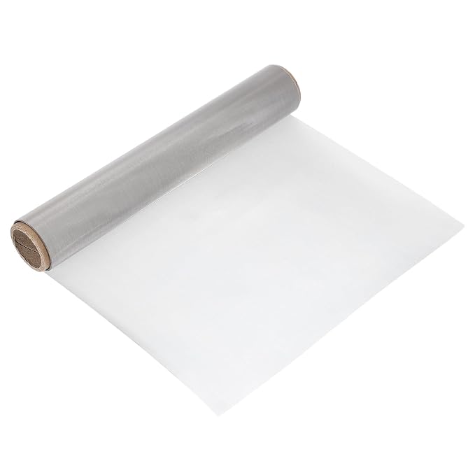 uxcell 150 Mesh 118" x 12" Woven Wire Mesh, 304 Stainless Steel Air Vent Filter