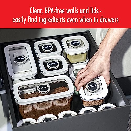 ZWILLING Fresh & Save Cube Box, Plastic, Airtight Dry Food Storage Container, Small Cube, S Container, .34-qt - size: 1 Piece S