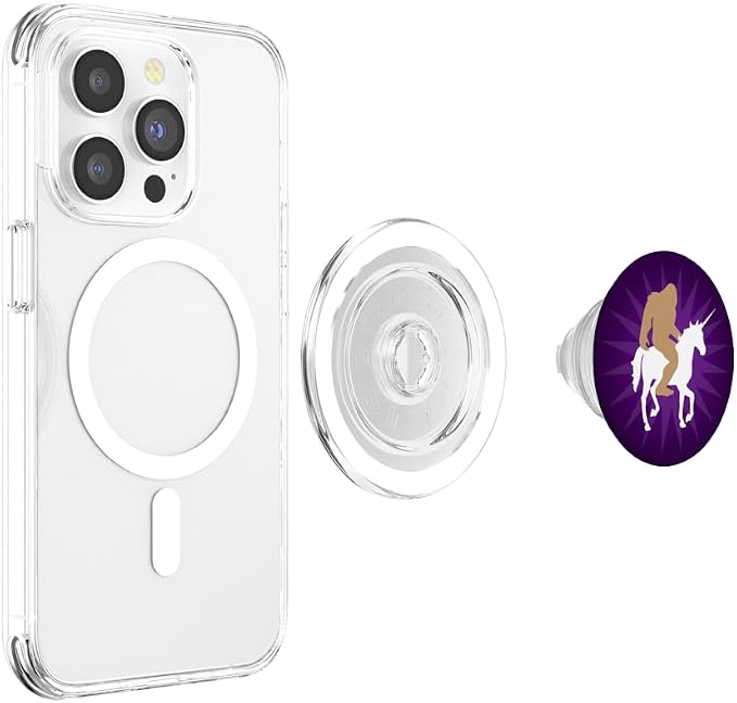 Bigfoot Unicorn Purple Ombre PopSockets Adhesive PopGrip