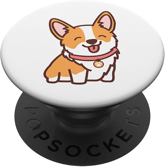 Adorable Sweet Corgi Dog For Boys and Girls PopSockets Adhesive PopGrip