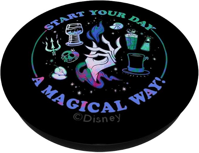 Disney Villains Start Your Day a Magical Way PopSockets Adhesive PopGrip