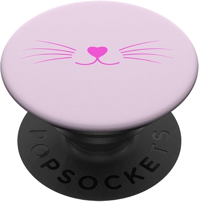 PopSockets Cat Phone Grip - Kitty Nose PopSockets PopGrip for MagSafe