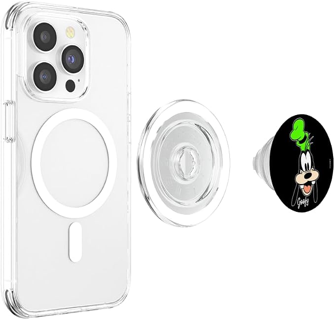 Disney Mickey and Friends Goofy Big Face Signature PopSockets Adhesive PopGrip