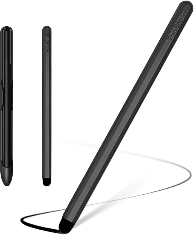 Stylus Pens with Pen Slot for Touch Screens High Precision Capacitive Universal Stylus for iPad iPhone Tablets Samsung Galaxy All Touch Screen Devices (Black)