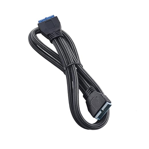 CableMod ModMesh Sleeved Internal USB 3.0 (Black 50cm)