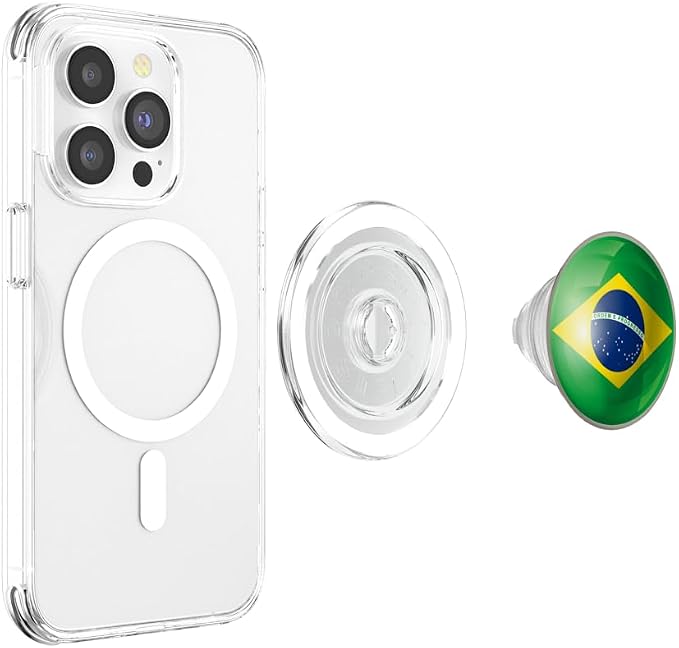 Brazil Flags United Kingdom England BrazilIan British Brazil PopSockets Standard PopGrip