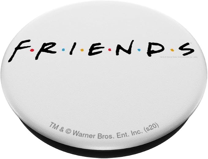 Friends Logo Black PopSockets Adhesive PopGrip