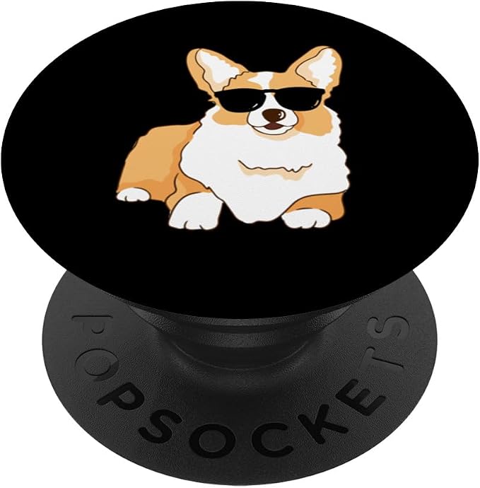 Corgi Funny Pet Corgi Dog Lover PopSockets PopGrip for MagSafe
