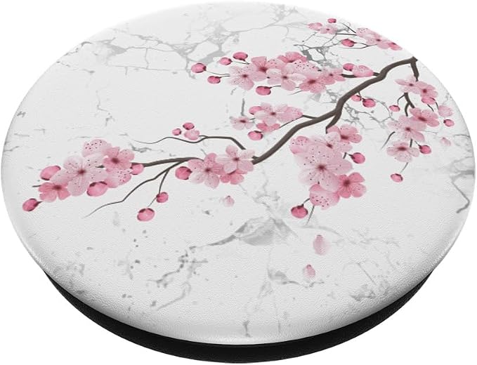 Sakura Florist Pink Flower Japan Gift Floral Cherry Blossom PopSockets Adhesive PopGrip