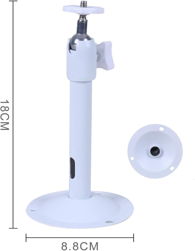 Folgtek Universal Camera Wall Mount Ceiling Mount Tree Holder, Hunting Camera Accessories (White-4pcs Long)