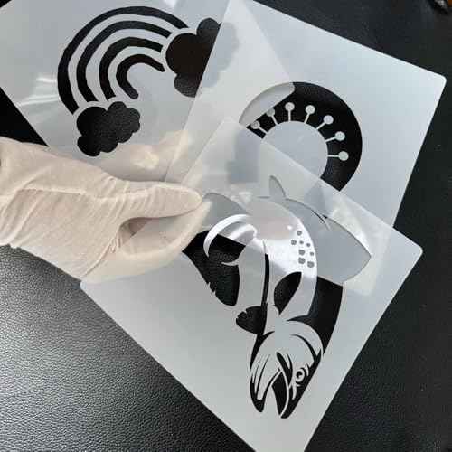 MAGJUCHE Scorpion Stencil 12 Inches, Reusable Scorpion Stencil for Painting DIY Crafts Decor