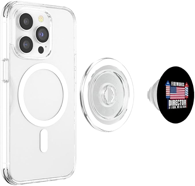 4th Of July - Fireworks Director If I Run We All Run PopSockets Adhesive PopGrip