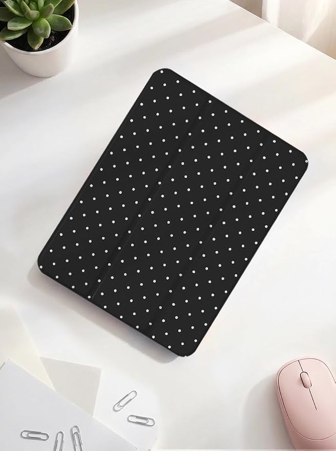 Case for iPad 9th/ 8th/ 7th Generation Case 10.2&amp10.5 Inch (2021/2020/2019 Release) Slim Lightweight Soft Trifold Back Cover with Pencil Holder &amp Auto Sleep/Wake CoverBeige Checkered