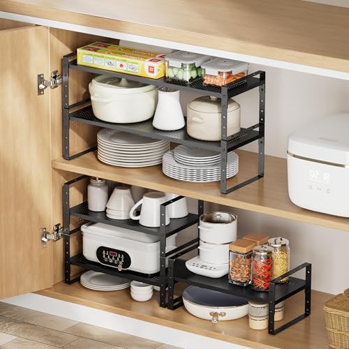Multi-Functional Metal Shoe Rack, Space-Saving, Perfect for Entryway, Closet, Bathroom, etc. - Sturdy and Durable, High Weight Capacity(2PACKS/Black/Medium) - color: 2packs/Black, size: Medium