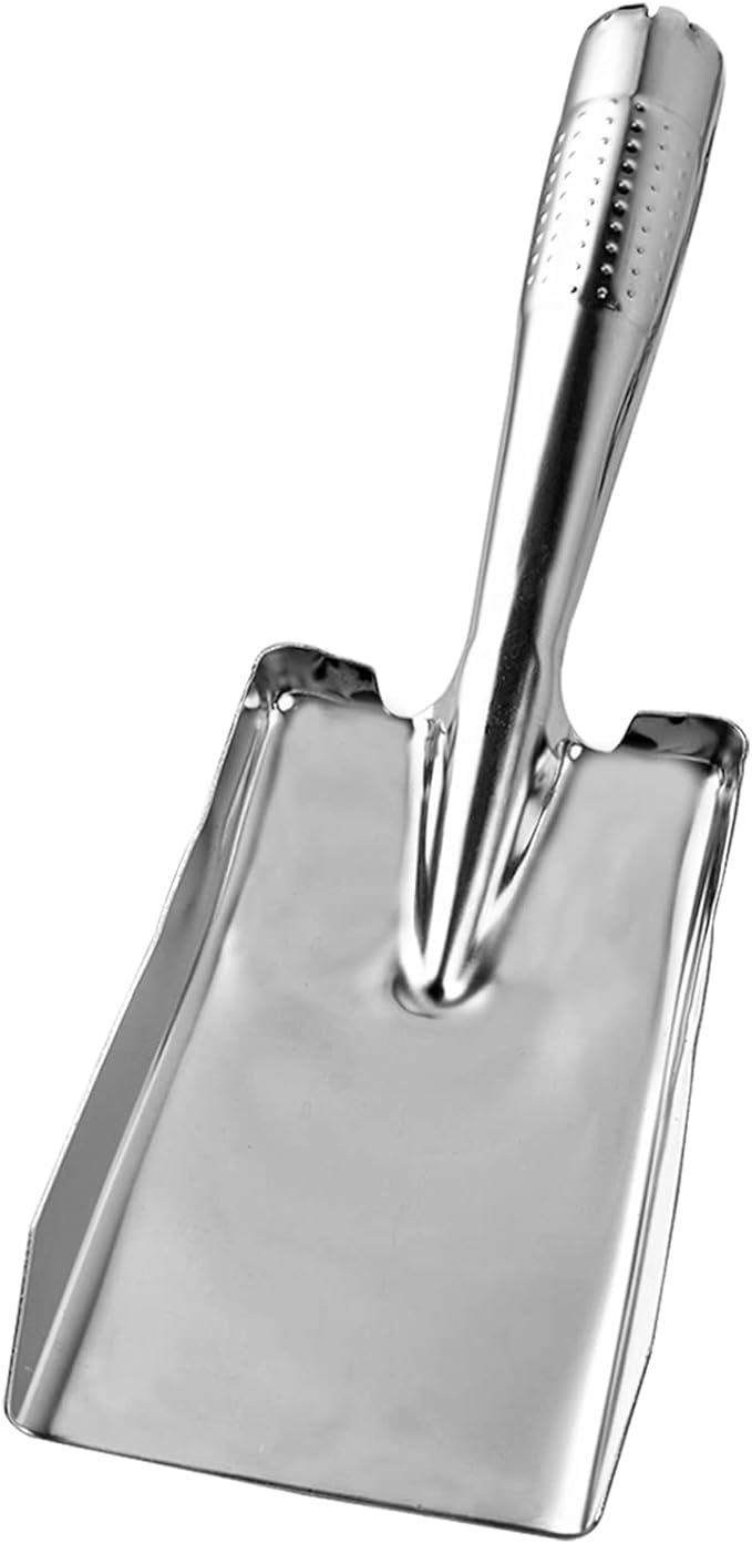 Garden Shovel Trowel Hand Shovels, Stainless Steel Gardening Tools for Transplanting Weeding Moving and Smoothing Digging Planting (3)