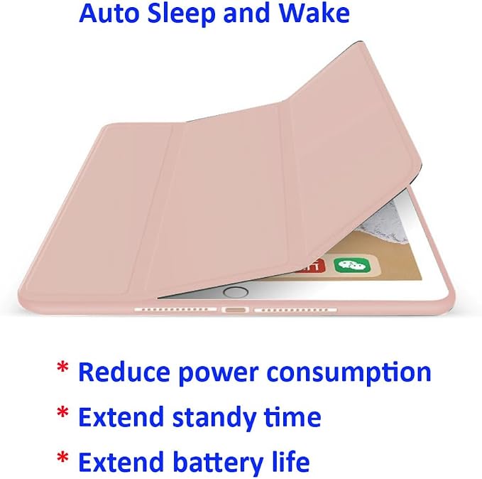 iPad Pro 11 Case 4th/3rd/2nd Gen Black | 2022/2021/2020 Lightweight Smart Folio Trifold Stand Auto Sleep/Wake Soft Silicone Back without Pencil Holder
