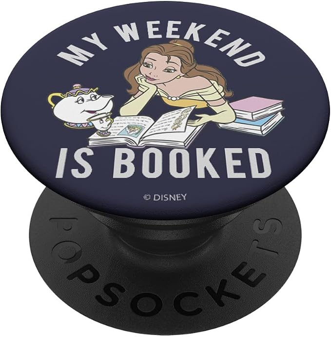 Disney Beauty and The Beast Belle My Weekend is Booked PopSockets Adhesive PopGrip