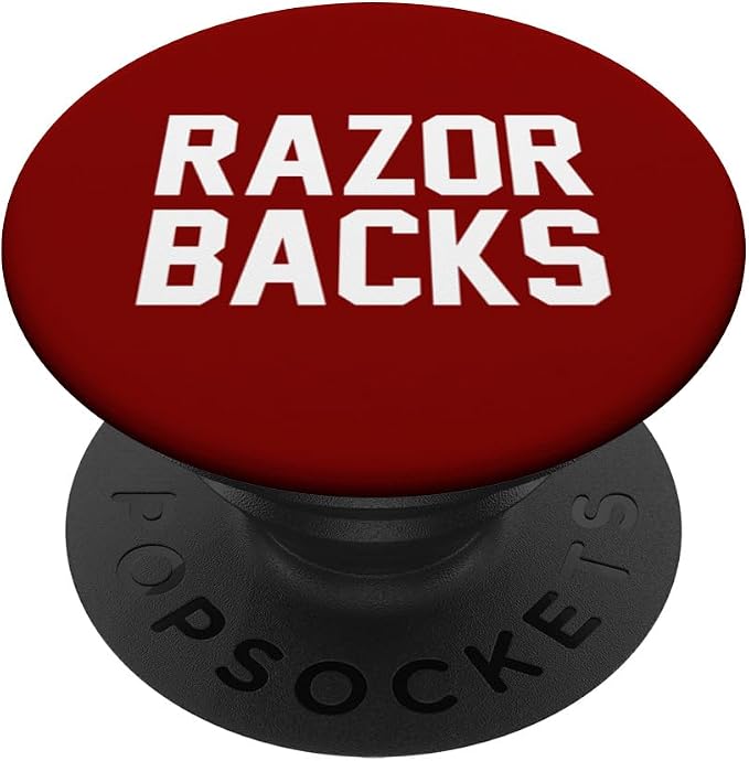 Razorback-Inspired Text Graphic PopSockets Adhesive PopGrip