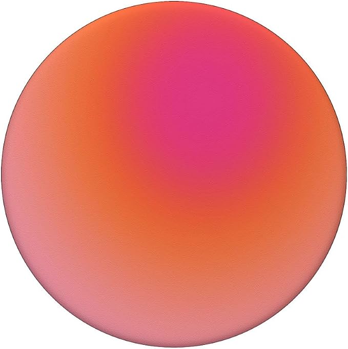 Pink and Orange Gradient Cute Aura Aesthetic PopSockets Adhesive PopGrip