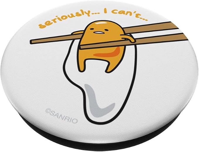 Gudetama Chopsticks PopSockets Stand for Smartphones and Tablets PopSockets Adhesive PopGrip