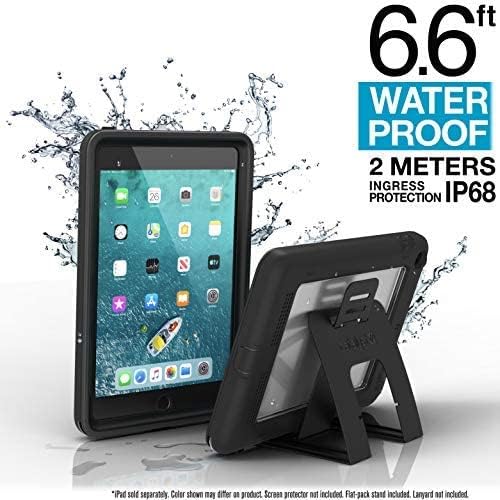 Catalyst Case for iPad mini 5 Edition 2019 Full Body Protection Waterproof 6.6ft Drop Proof 4ft Kickstand Included Touch ID Built-in Screen Protector iPad case for Kids - Stealth Black