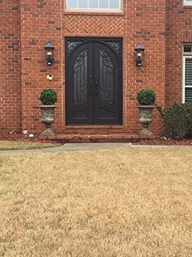 2'T 19''D Topiaries Trees Artificial Outdoors 2 Pack Fake Boxwood Bushes Outside Potted Tree