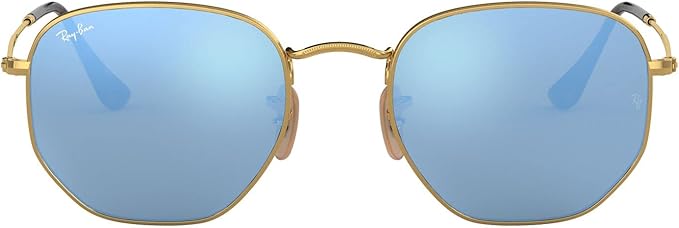 Ray-Ban unisex-adult Rb3548n Hexagonal Flat Lens Hexagonal Sunglasses