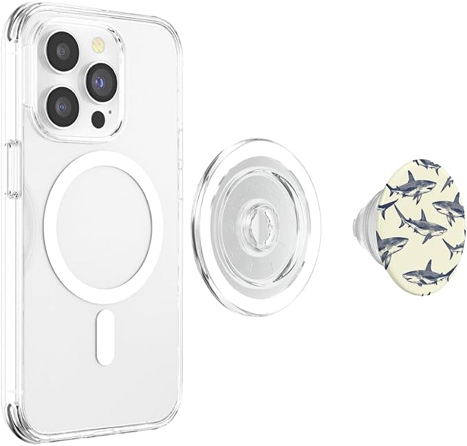 shark pattern PopSockets Standard PopGrip