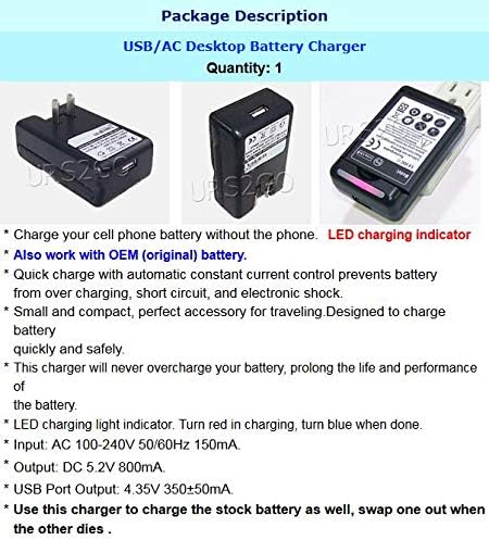 2in1 Kit Intelligent Specialized Desktop Wall USB/AC Battery Charger + Micro USB Cable Cord Wire Connector Compatible with Samsung Galaxy J2 Core SM-J260M J260F Phone - Fast Charging