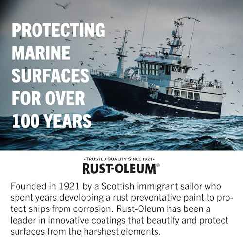Rust-Oleum Available 207012 Marine Flat Boat Bottom Antifouling Enamel Paint, 1-Quart, Black, (Pack of 1), 32 Fl Oz