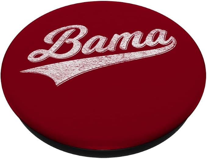 BAMA ALABAMA VARSITY SCRIPT CLASSIC SPORTS JERSEY STYLE PopSockets Adhesive PopGrip