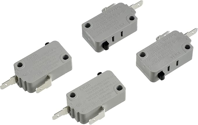 BOJACK Microwave Oven Door Switch KW3A 16A 125/250 V Door Interloc (Pack of 2 pcs Normally Close and 2 pcs Open Switchs)