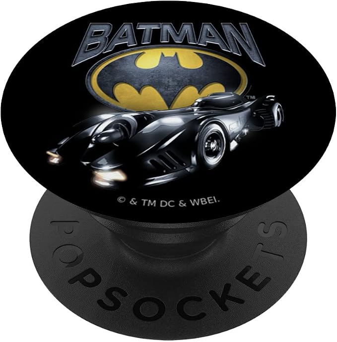 The Flash Movie Batman Batmobile PopSockets Adhesive PopGrip