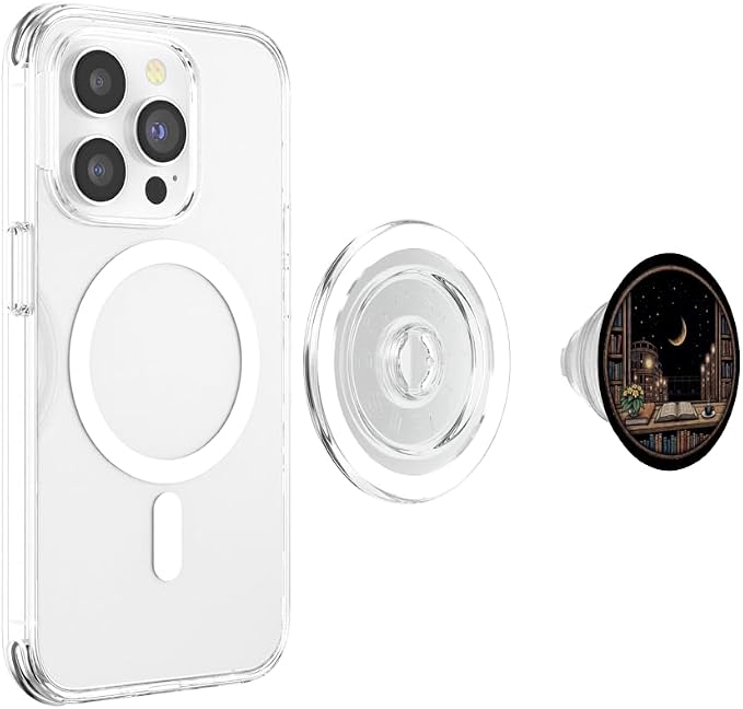 Book Lover Booktrovert Librarian Bookish Reader PopSockets Adhesive PopGrip