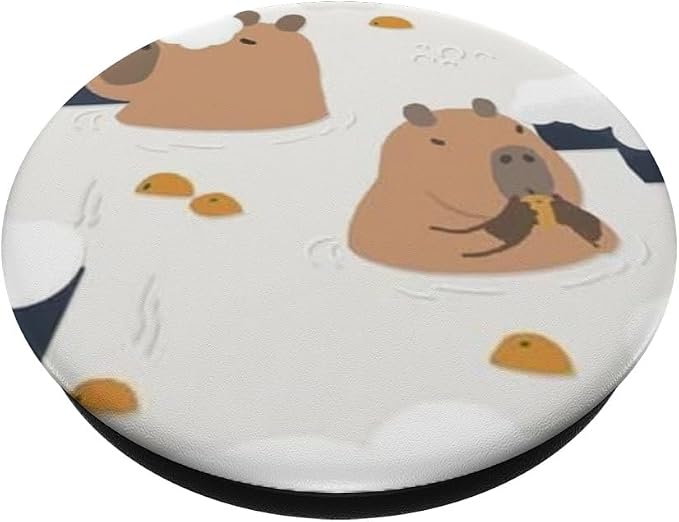 Floating Capybara PopSockets Adhesive PopGrip