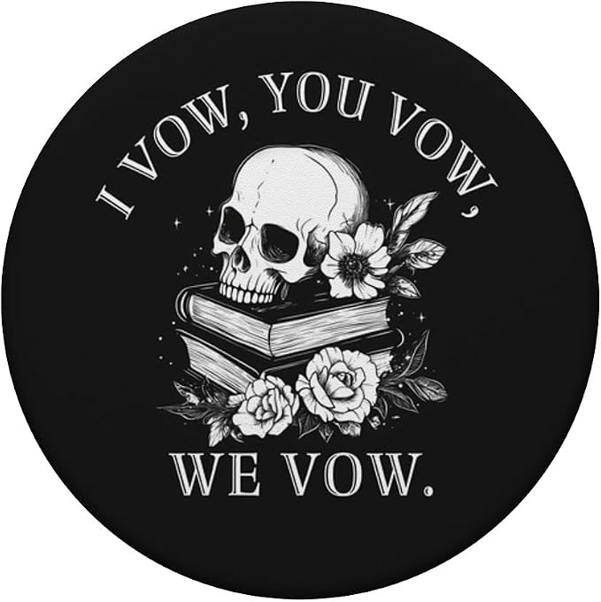 I Vow You Vow We Vow Smutty Spicy Book Dark Romance Reader PopSockets PopWallet for MagSafe