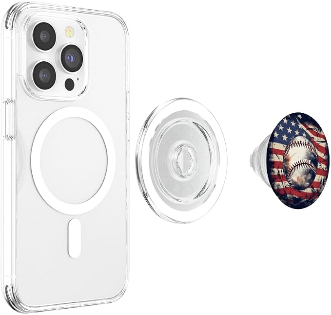 Baseball PopSockets PopGrip for MagSafe