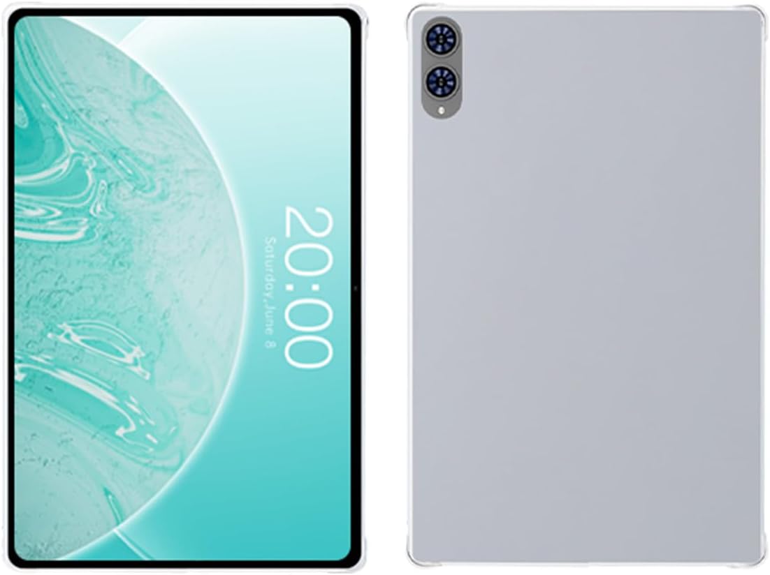 for Teclast T65 2025 Tablet 13.4 Inch Android Tablets CaseUltra-Thin Full Coverage CornerBOVUGAC Soft TPU Shockproof Kids Friendly for Odea A13 5G 13.4 Case Cover (Clear)