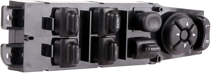 Power Window Master Control Switch Front Left Compatible 2002-2010 for Dodge Ram 2500 2002-2010 for Dodge Ram 1500, Power Window Switch 56049805AB