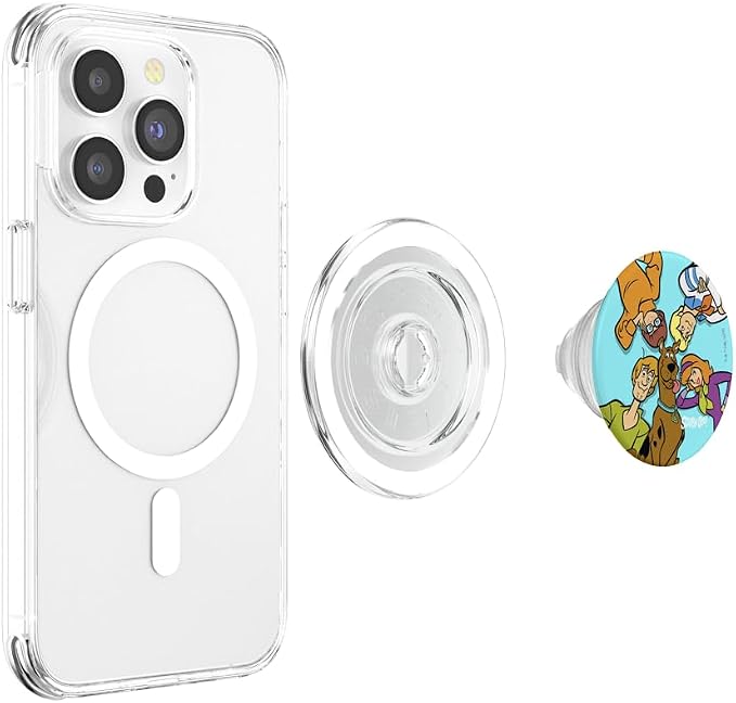 Scooby-Doo Classic Mystery Inc Gang Circle Group Shot PopSockets Adhesive PopGrip