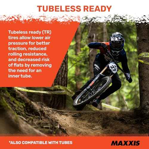 MAXXIS Minion DHF - Dual Compound - 20, 24, 26, 27.5, 29 - EXO - E25 Rating, Tubeless | Gold Standard of Gravity Focused Tread, Size 27.5x2.60WT - EXO, E25