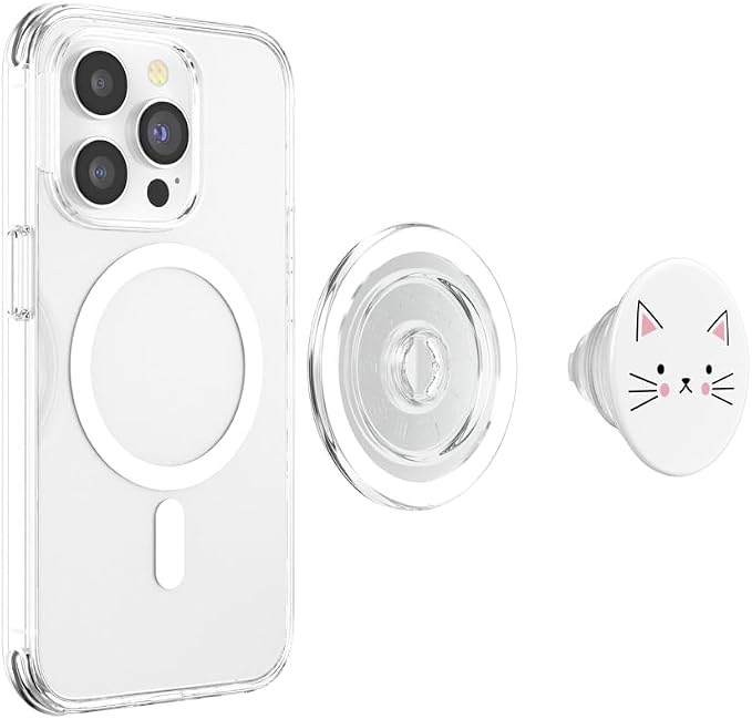 Kitty Cat Pop Socket for Phone PopSockets Kitten Cute Cat PopSockets Adhesive PopGrip